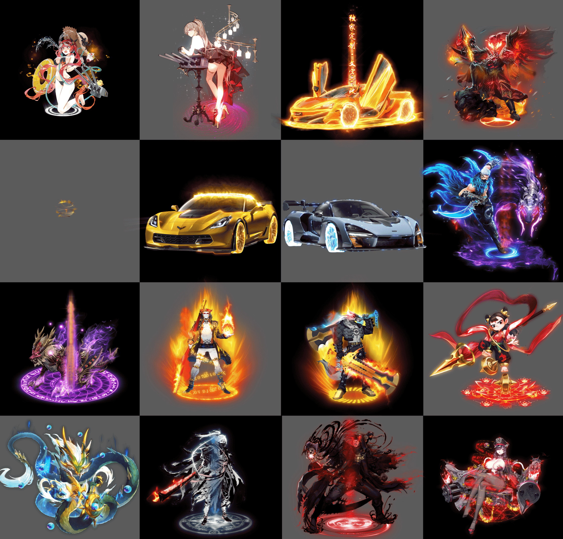 光柱定制样式001